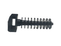 (25) BLAKE Knock-In Cable Tie Mounts Black
