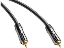 10m QED Performance RCA Sub Lead BLACK