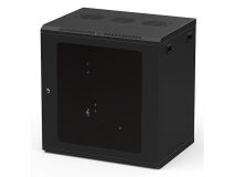 PENN-ELCOM Wall Mount Rack M6 12U Black