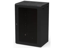 PENN-ELCOM Wall Cabinet 18U Black Lockable