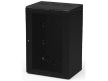 PENN-ELCOM Wall Cabinet 18U Black Lockable