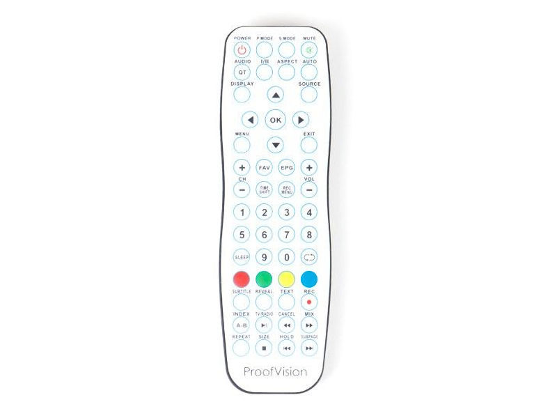 Replacement PROOFVISION Bathroom TV Remote