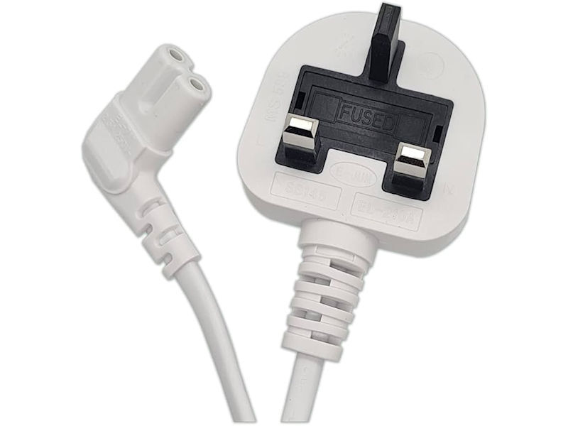 3m UK Mains 3A Plug to 90° C7 (Figure 8)