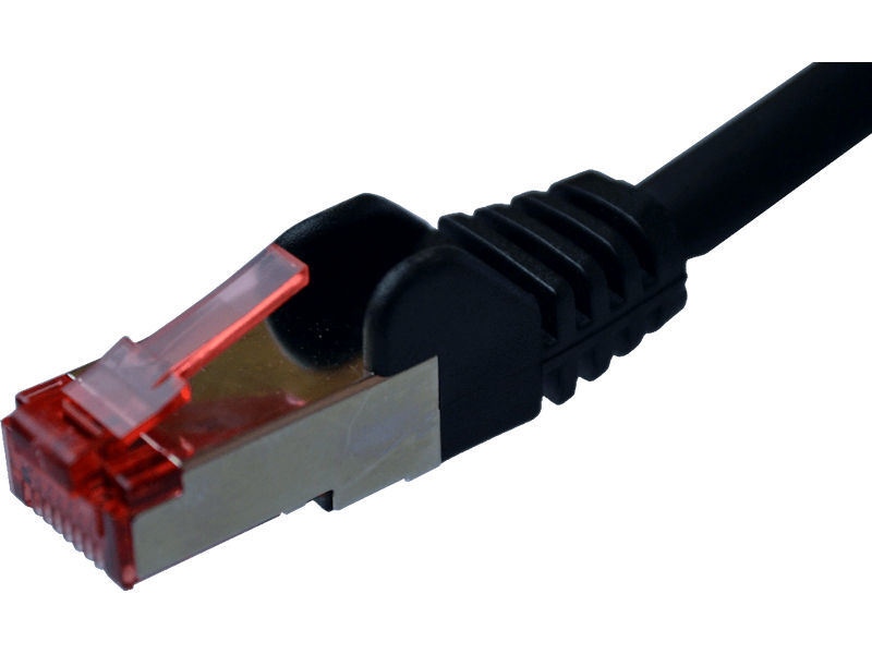 20m CAT6 S/FTP LSZH Cu Patch Lead BLACK