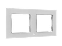 SHELLY Wall Frame for 2x Wall Switch WHITE