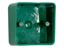 RGL Plastic Shrouded Back Box Green