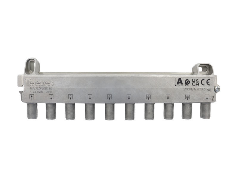 TELEVES 8 Way 20dB F Tap (5-2400MHz )