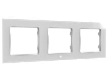 SHELLY Wall Frame for 3x Wall Switch WHITE
