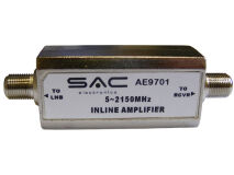 SAC F Satellite Inline Amp 20dB