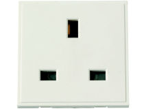 CLICK 13 Amp UK Power Socket WHITE