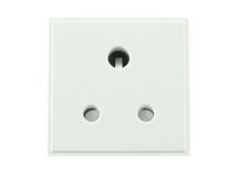 CLICK 15A Round Pin Power Socket WHITE