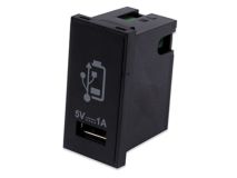 CLICK 2A 5V USB Charging BLACK