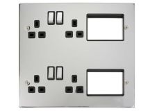 MEDIA XL Polished Chrome + BI 6 Module