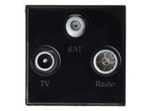 ANTIFERENCE Triplexed UHF-FM/DAB-IF BLACK