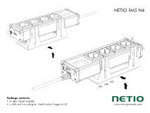 NETIO Rack Side Mounting Kit (Vertical)