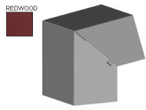 CABLEREADY Outside Corner 2" (REDWOOD)