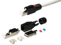 (1) KORDZ RJ45 Tool-Less CAT6a Shielded