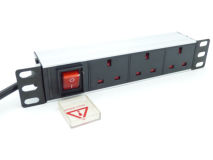 ALL-RACK 10" SOHO 3 Way Horizontal PDU
