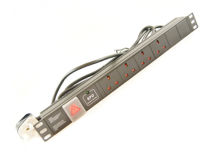 ALL-RACK 4 Way Horizontal PDU c/w UK Lead