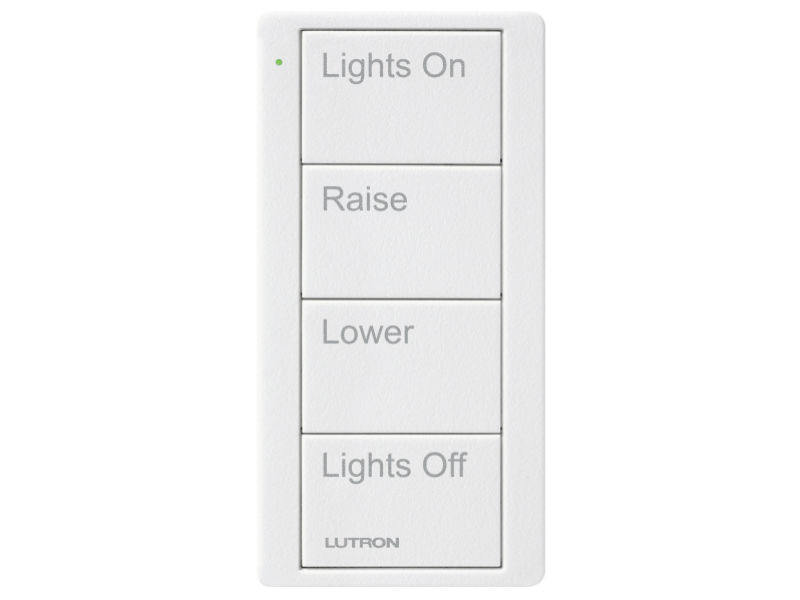 LUTRON Pico 4 Button Custom Zone WHITE