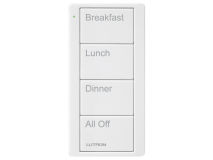 LUTRON Pico 4 Button Custom Scene WHITE