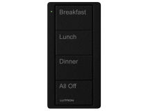 LUTRON Pico 4 Button Custom Scene BLACK