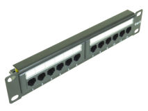 ALL-RACK 10" SOHO 12 Port CAT6 Patch Panel