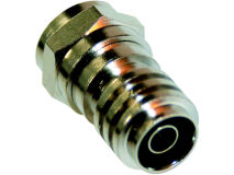 (100) BLAKE Cabelcon Crimp F Plug 0.65mm
