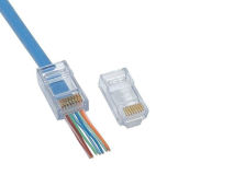 (100) PROCEPTION CAT6 Push Through Plug