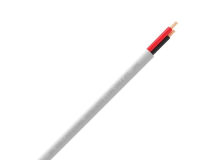 100m QED 2 Core PVC Speaker Cable WHITE