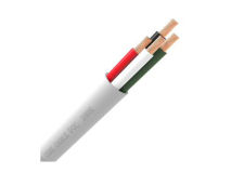 100m QED 4 Core PVC Speaker Cable WHITE