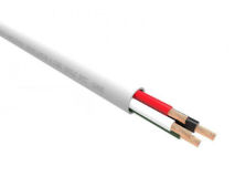 300m QED 4 Core PVC Speaker Cable WHITE