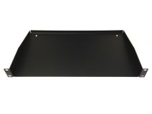 PENN-ELCOM 1U Plain Rack Shelf Black