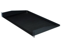 PENN-ELCOM 1U Vented Rack Shelf Black