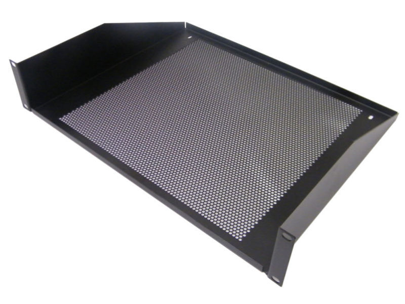 PENN-ELCOM 2U Vented Rack Shelf Black from Alltrade (R1194/2UVK)