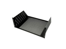 PENN-ELCOM 4U Vented Rack Shelf Black