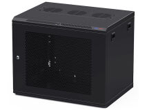PENN-ELCOM Vented Wall Cabinet 9U Black