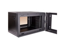 PENN-ELCOM Wall Cabinet 18U Black Lockable