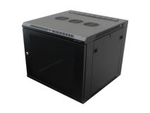 PENN-ELCOM Wall Cabinet 9U Black Lockable