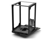 PENN-ELCOM Slide & Rotate 16U Rack