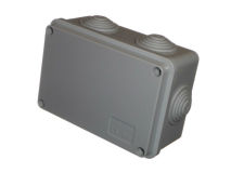 IP56 GREY Junction Box c/w Grommets SMALL
