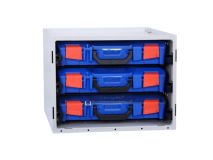 STORAGETEK Single Cabinet c/w 3 Small Case