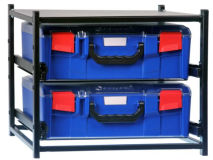 STORAGETEK Single Frame c/w 2 Large Cases