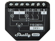 SHELLY 2PM Gen3 WiFi Smart Switch 16A