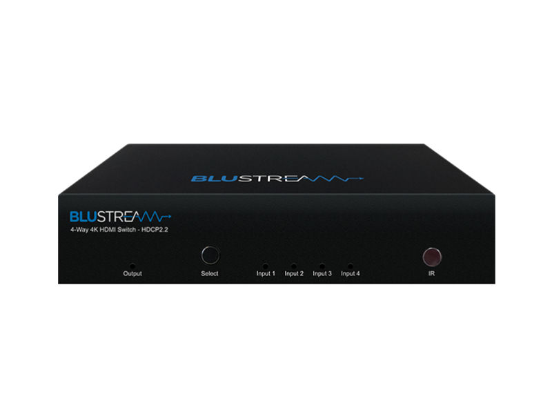 BLUSTREAM 4 Way 4K 18Gbps HDMI2.0 Switcher