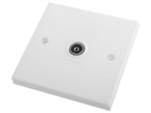 ANTIFERENCE Single Screened Outlet Plate