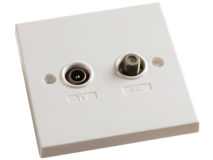 ANTIFERENCE Diplex Screened Outlet Plate