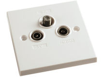 ANTIFERENCE Triplex Screened Outlet Plate