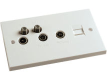 ANTIFERENCE Quad Screened Outlet Plate