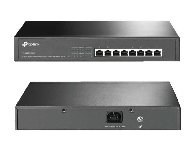 TP-LINK 8-Port Gigabit Desktop Switch in Black